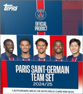 Paris Saint-Germain Team Set 2024-25 - Parallel 1/2 - Topps