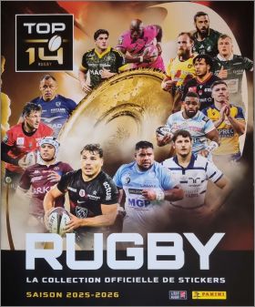 Rugby 2026 : Saison 2025-2026 - Top14 - Sticker Panini 2025