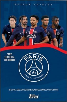 Paris Saint-Germain Fan Set saison 2024-25 Parallel Topps FR