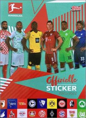 Bundesliga 2021 / 2022 - Sticker Album  Topps 2021 Allemagne