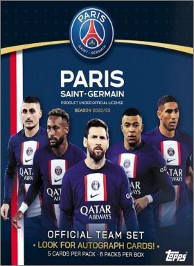 Paris Saint-Germain 2022-23 Team Set Parallel 1/2 - Topps
