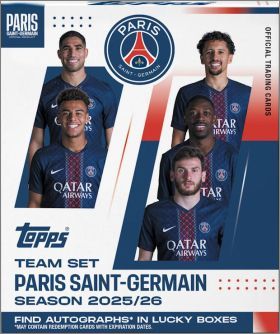 Paris Saint-Germain Team Set 2025-26 2/3 - Topps