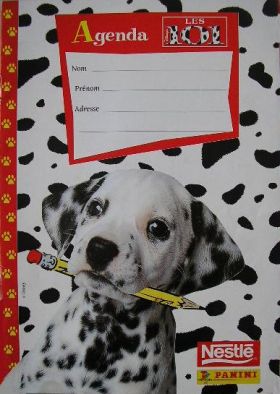 Les 101 (Dalmatiens) - Agenda - Panini - Nestl - 1997