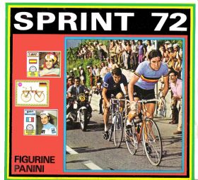 Sprint 72 - Sticker Album - Figurine Panini - 1972