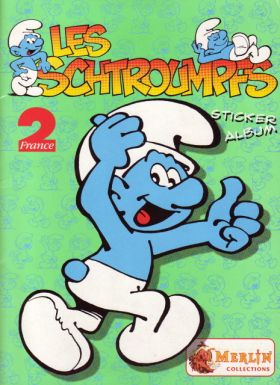 Les Schtroumpfs - France 2 -  Sticker Album - Merlin - 1996