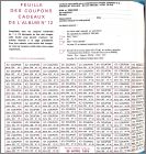 Page28 pour coller les coupons