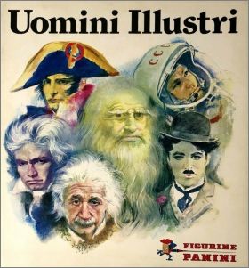 Uomini Illustri Sticker Album Figurine Panini 1980 - Italie