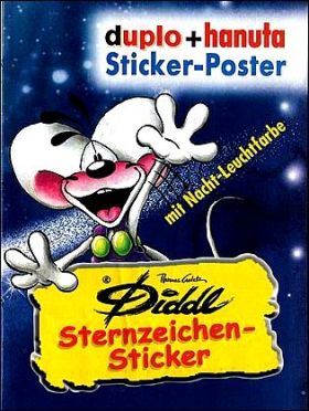 Diddl Sticker-Poster - Duplo & Hanuta - Allemagne