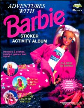 Adventures with Barbie - Sticker album - Diamond - USA 1994