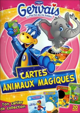 Cartes Animaux Magiques - Danonino -Danone - Gervais