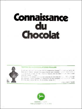 Connaissance du Chocolat - Srie N12 - Poulain