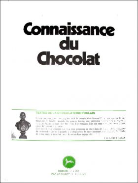 Connaissance du Chocolat - Srie N12 - Poulain