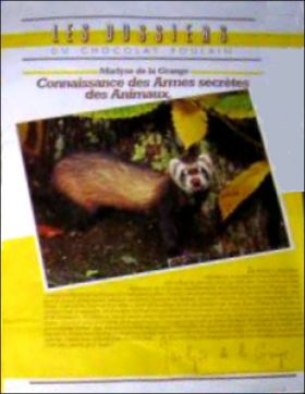 Connaissance des Armes secrtes des Animaux - Srie N40