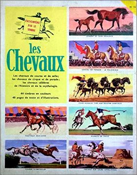 Les chevaux - L'Encyclopedie par le Timbre N73
